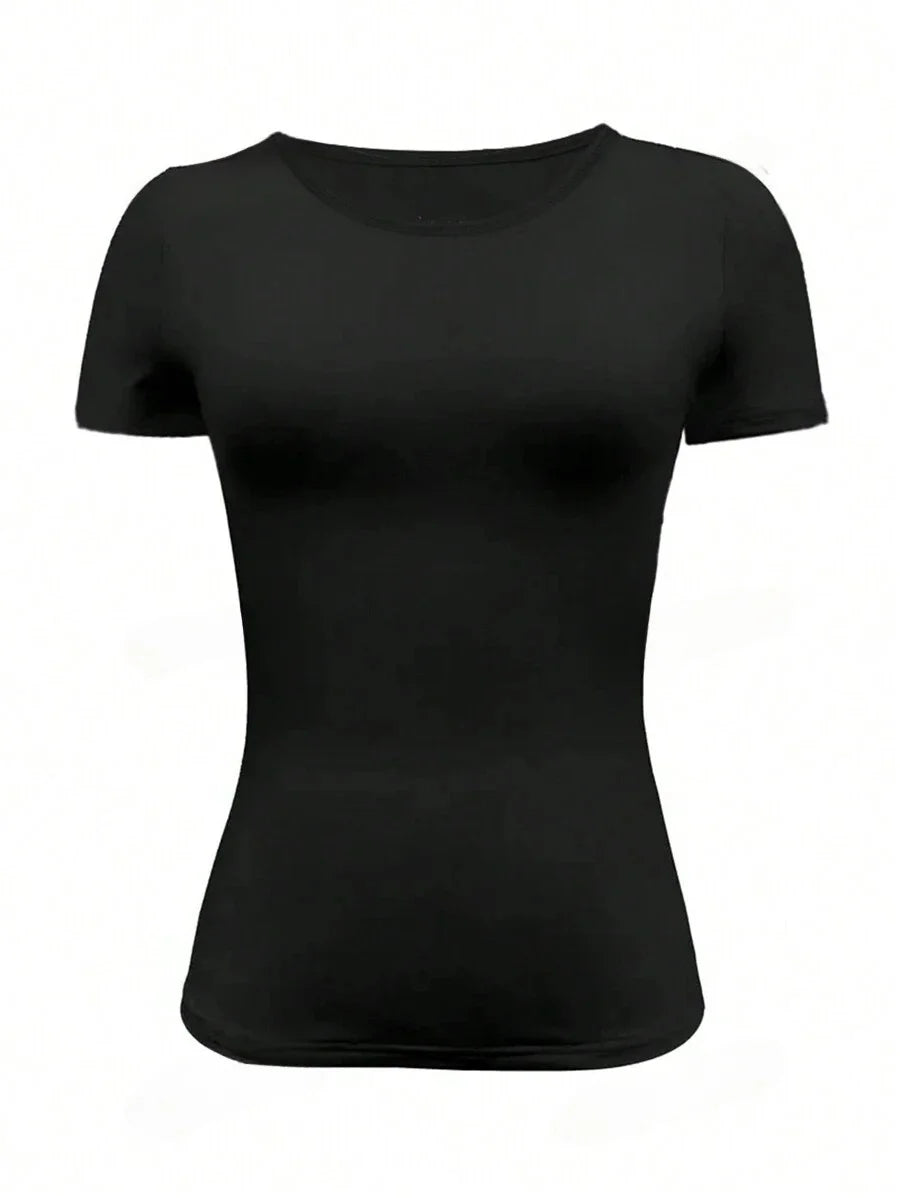 women's basic short sleeve t-shirts